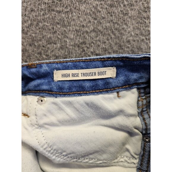 Wrangler Retro Jeans Womens Size 28x32 High Rise Trouser Boot Medium Wash - Picture 6 of 12